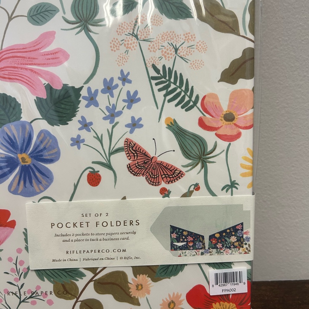 New! Rifle Paper Co. Notebook & Folder Set - Picture 5 of 5